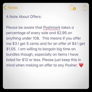 Note on Offers